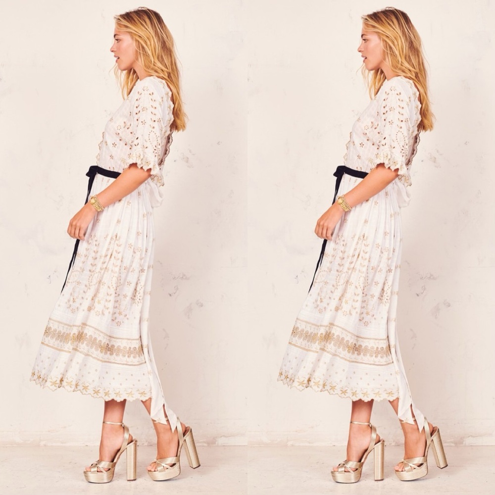 LoveShackFancy Augusta Dress x Free People - Picture 2 of 12